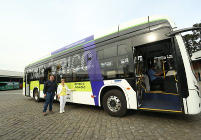 Ponta Grossa testa novo modelo de ônibus para o transporte coletivo